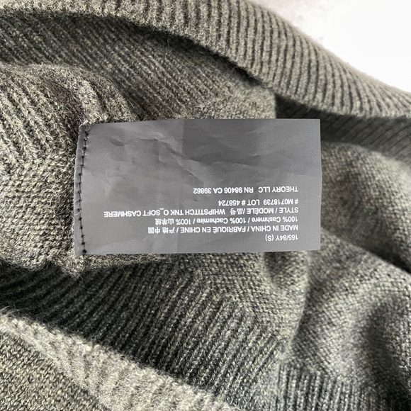 New THEORY 100% Cashmere Whipstitch Turtleneck Sweater size S - Picture 9 of 10